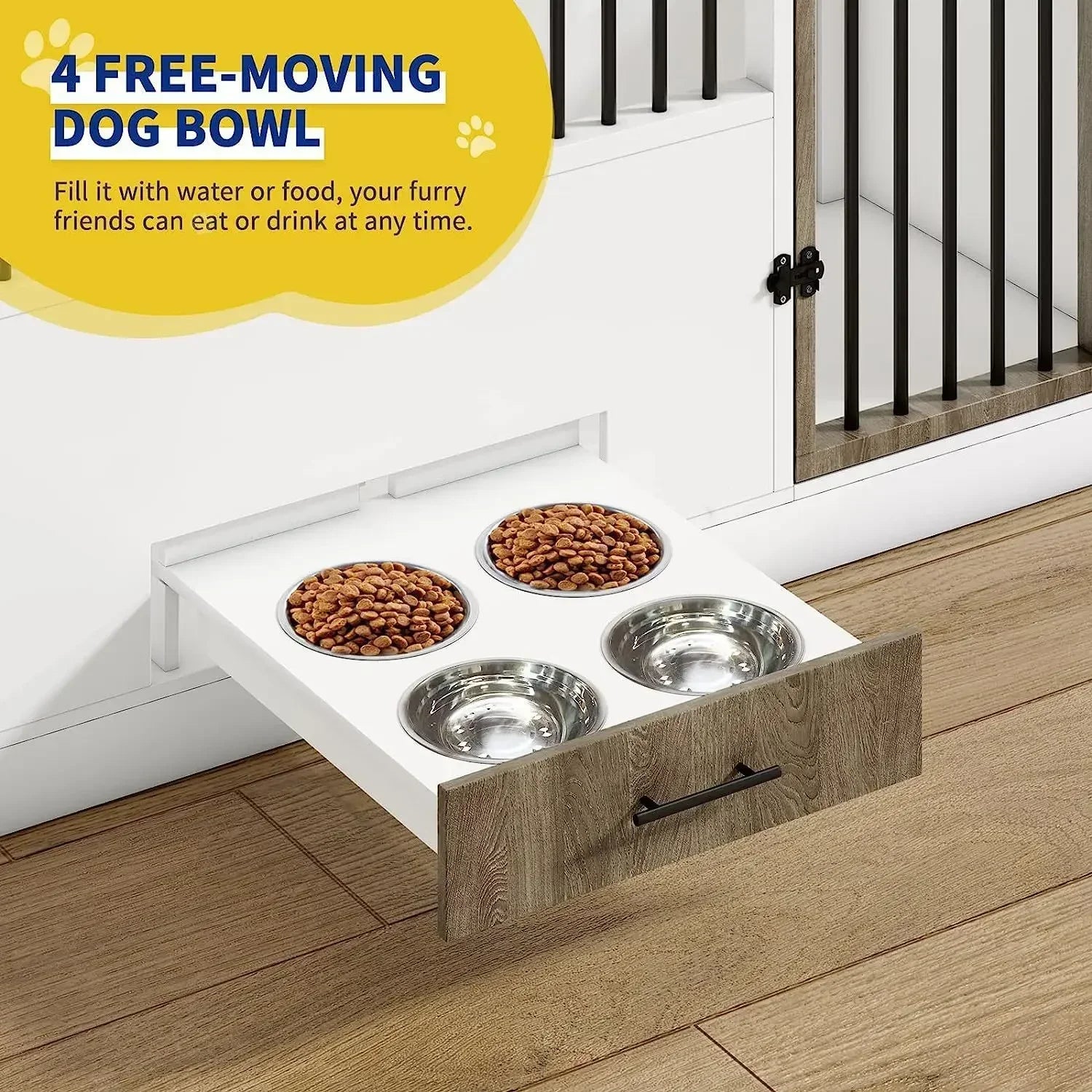 Sofa Side Several Pet Kennel Cabinets Integrated Cabinet Locker Steel And Wood Panel Furniture Type Dog Cage Indoor Kennel